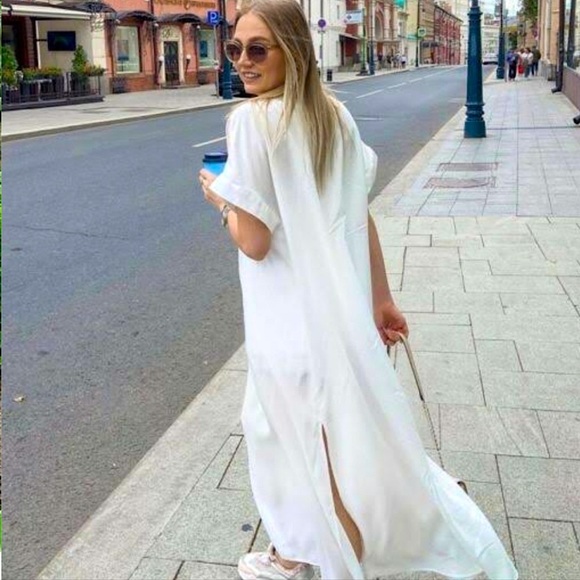 🛍 H&M Blogs Fav Lyocell Kaftan Conscious Dress - Picture 3 of 12